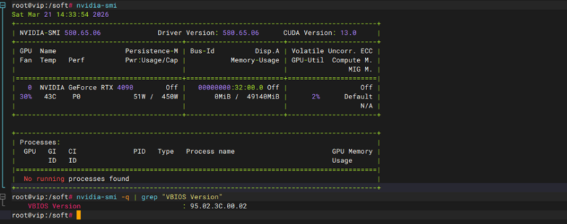 9张4090显卡固件测试-威尔创新